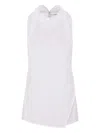 Co High-neck Sleeveless Top In White