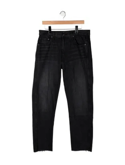 Pre-owned Co High-rise Straight Leg Jeans In Black