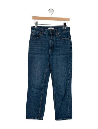 Pre-owned Co High-rise Straight Leg Jeans In Blue