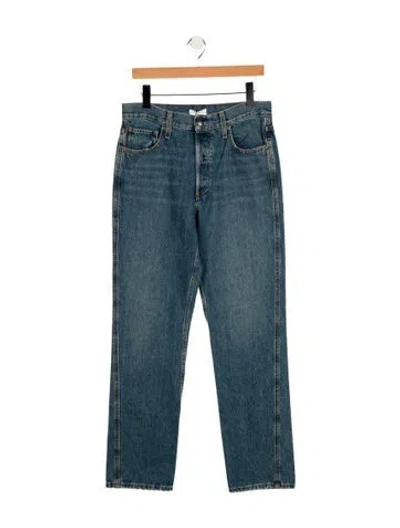 Pre-owned Co High-rise Straight Leg Jeans In Blue