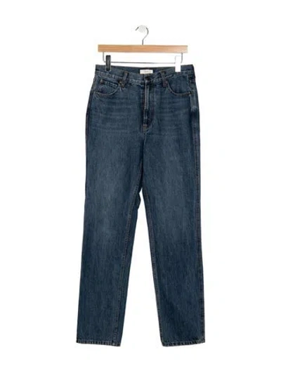 Pre-owned Co High-rise Straight Leg Jeans In Blue
