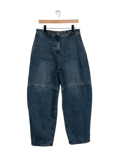 Pre-owned Co High-rise Wide Leg Jeans In Blue