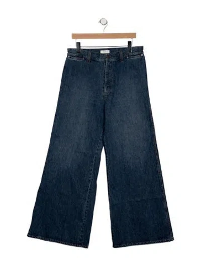 Pre-owned Co High-rise Wide Leg Jeans In Blue