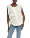 Co Jersey Draped Top In Multi