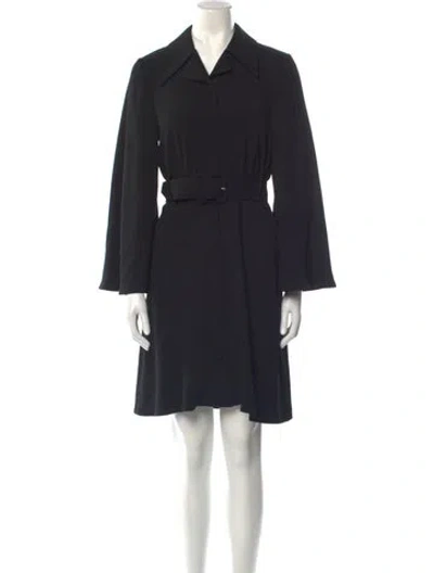 Pre-owned Co Knee-length Dress In Black