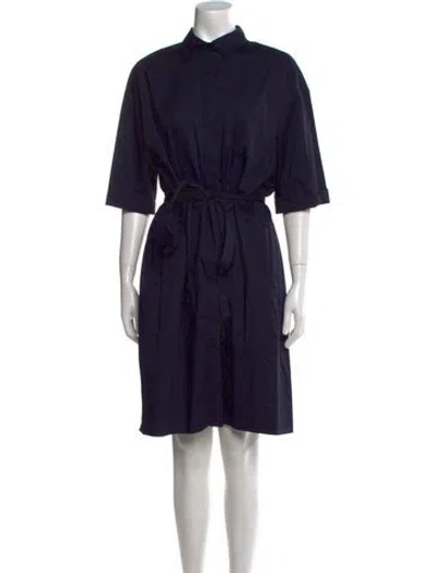 Pre-owned Co Knee-length Dress In Black