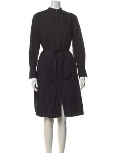 Pre-owned Co Knee-length Dress In Black