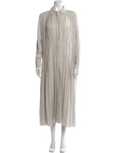 Pre-owned Co Knee-length Dress In Neutral