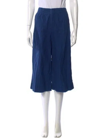 Pre-owned Co Knee-length Shorts In Blue
