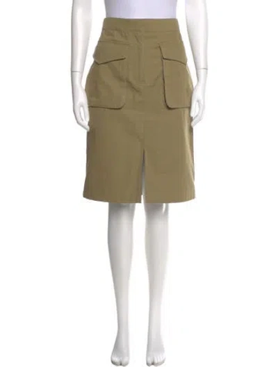 Pre-owned Co Knee-length Skirt In Brown