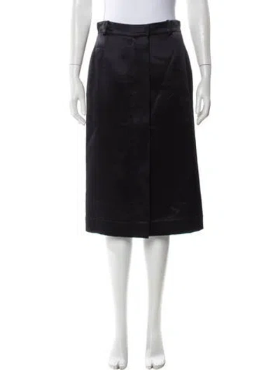 Pre-owned Co Knee-length Skirt In Gray