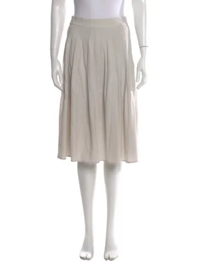 Pre-owned Co Knee-length Skirt In Gray