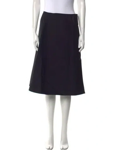 Pre-owned Co Knee-length Skirt W/ Tags In Black