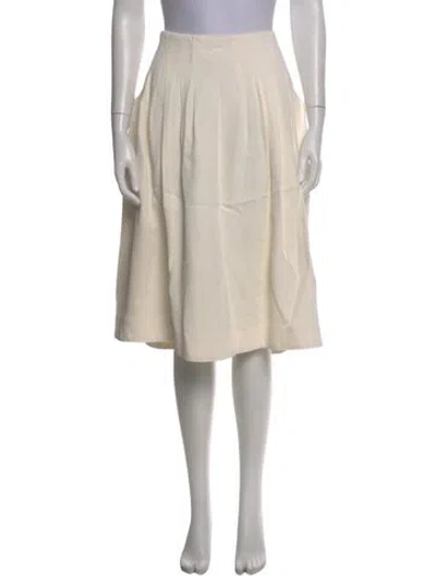 Pre-owned Co Knee-length Skirt W/ Tags In Neutral