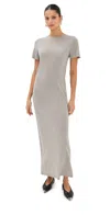 Co Knit T-shirt Dress Stone In Stone