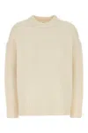 Co Long Sleeve Crewneck In Beige