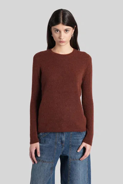 CO KNITWEAR IN RUST CASHMERE