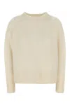 Co Long Sleeve Crewneck In Ivorymelange