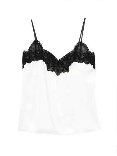Co Lace-trim Blouse In White