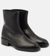 Co Ankle Boots Aus Leder In Schwarz