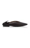 Co Leather Ballet Flats In Brown