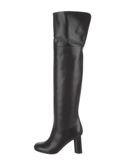 Pre-owned Co Leather Boots In Black