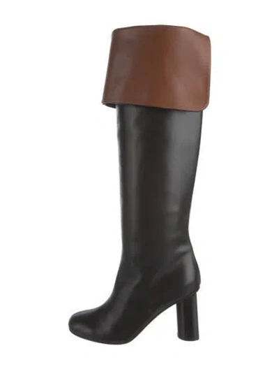 Pre-owned Co Leather Boots In Black