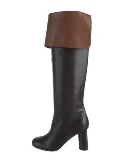 Pre-owned Co Leather Boots In Black