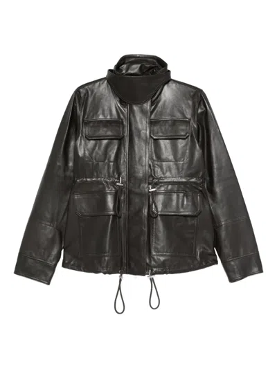 Co Leather Jacket In Black