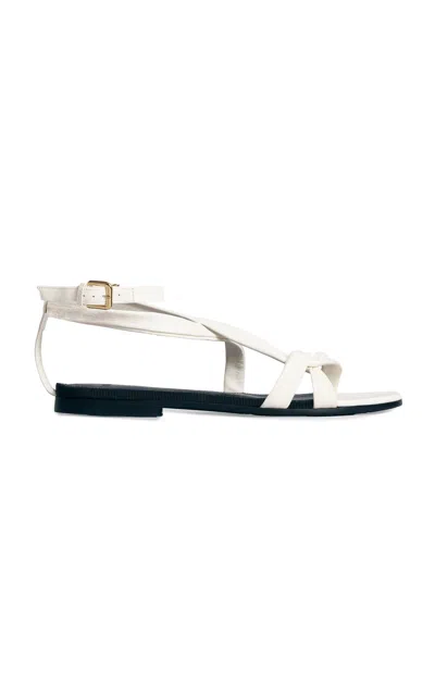 Co Leather Sandals In Ivory