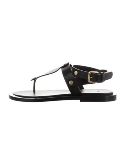 Pre-owned Co Leather Sandals W/ Tags In Black