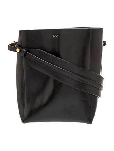Pre-owned Co Leather Shoulder Bag In Black