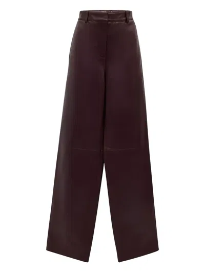 Co Leather Trousers In Red