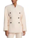 Co Light Pink Visse Blend Blazer In Pink