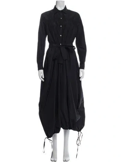 Pre-owned Co Long Dress In Black