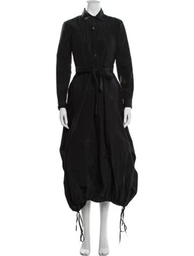 Pre-owned Co Long Dress In Black