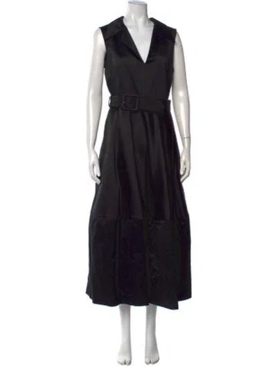 Pre-owned Co Long Dress In Black