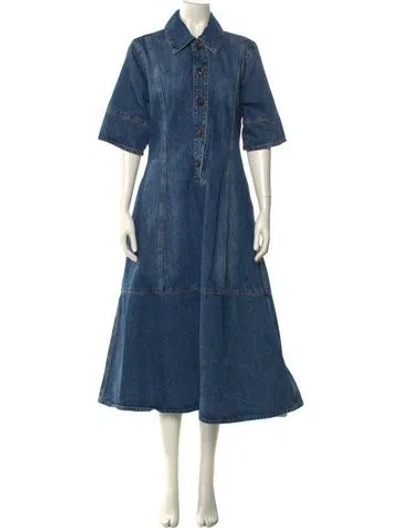 Pre-owned Co Long Dress In Blue