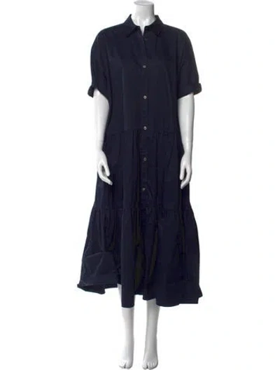 Pre-owned Co Long Dress In Blue