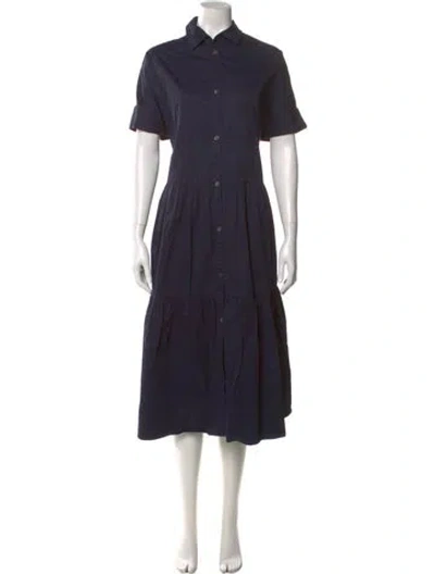 Pre-owned Co Long Dress In Blue