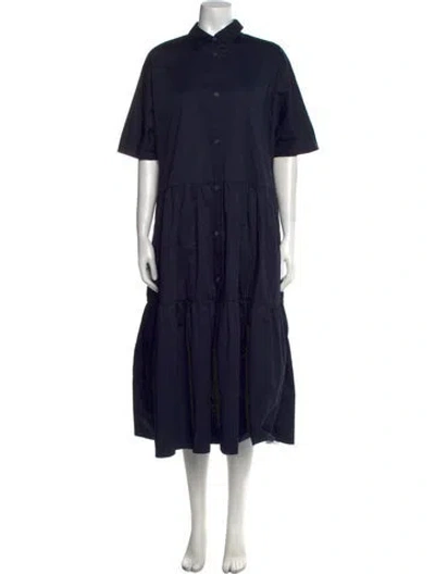 Pre-owned Co Long Dress In Blue