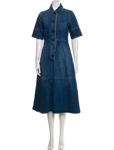Pre-owned Co Long Dress In Blue