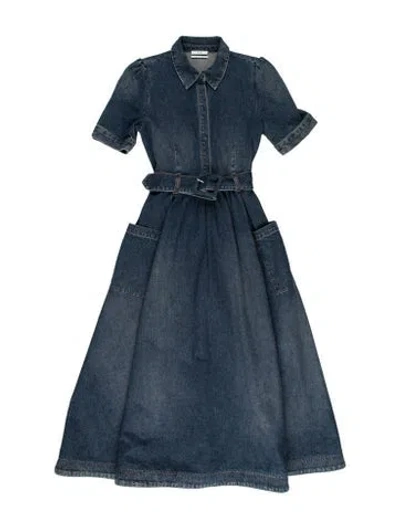 Pre-owned Co Long Dress In Blue