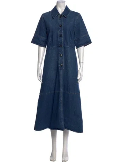 Pre-owned Co Long Dress In Blue