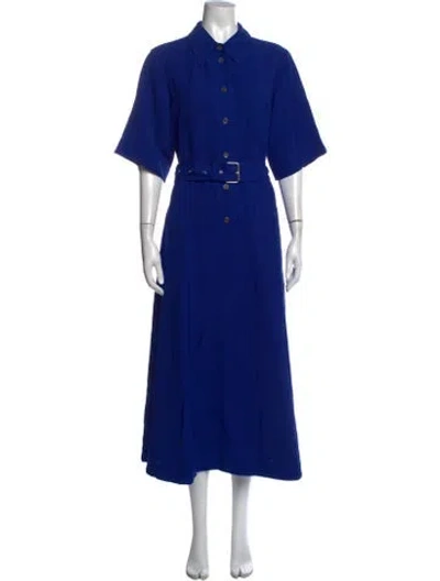 Pre-owned Co Long Dress In Blue