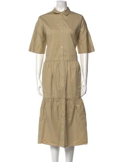 Pre-owned Co Long Dress In Brown