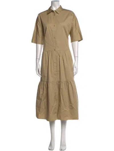 Pre-owned Co Long Dress In Brown
