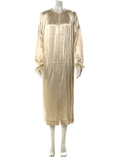 Pre-owned Co Long Dress In Gold