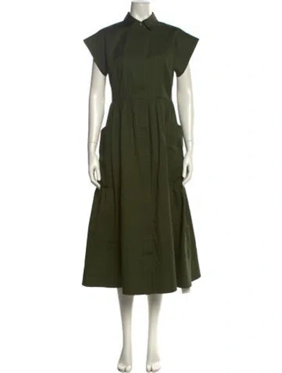 Pre-owned Co Long Dress In Green