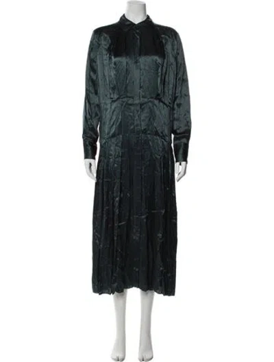Pre-owned Co Long Dress In Green